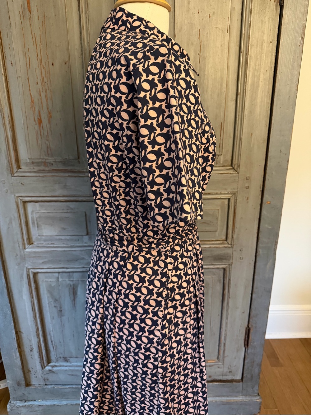 NWT Boden Isadora midi Short Sleeve Shirt Dress US12 - Picture 3 of 10